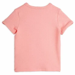 New Mini Rodini T-shirt Violon Fibres Recyclées | Rose