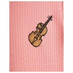 New Mini Rodini T-shirt Violon Fibres Recyclées | Rose