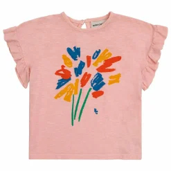 Bobo Choses Blouses, T-Shirts|T-Shirt Volants Coton Bio Feux d'Artifice |