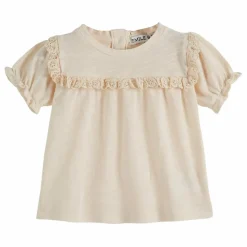 Enfant Emile et Ida T-shirt Volants Coton Flammé |