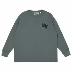 Main Story T-shirt Waffle Coton Bio | Gris Sale