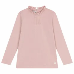 Petit Bateau T-shirts Col Volants | Rose