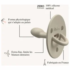 Elhée Tétine en silicone médical Choochoo | Vert kaki Hot