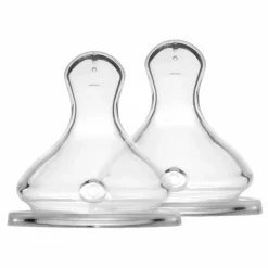 Elhée Tétines physiologiques débit rapide - Lot de 2