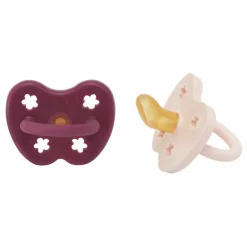 Hevea Tétines|Puériculture|Tétines physiologiques en caoutchouc naturel - Lot de 2 |