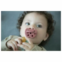 Hevea Tétines|Puériculture|Tétines physiologiques en caoutchouc naturel - Lot de 2 |