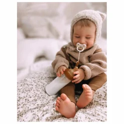 Sale Hevea Tétines physiologiques en caoutchouc naturel - Lot de 2 | Gris clair