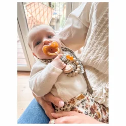 Hevea Tétines rondes en caoutchouc - Lot de 2 Naturel Online