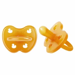 Sale Hevea Tétines symétriques en caoutchouc - Lot de 2 Naturel