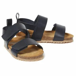 Pèpè Two Con Me - Sandales Double Scratchs | Bleu marine Outlet