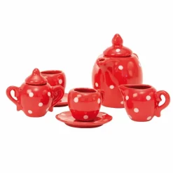 Online Moulin Roty Valise dînette à pois Rouge