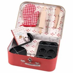 Moulin Roty Valise pâtisserie - Set de 11 accessoires |
