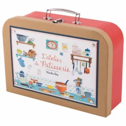 Moulin Roty Valise pâtisserie - Set de 11 accessoires |