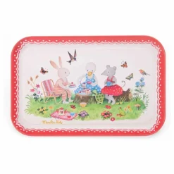 Discount Moulin Roty Valise thé métal La Grande Famille Multicolore