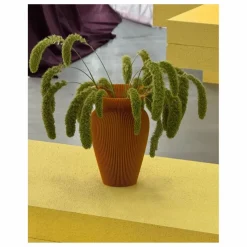 Manu Matters Vase Betty | Jaune moutarde Discount