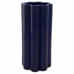 The Socialite Family Vase Duetto Solo en céramique | Bleu nuit Clearance