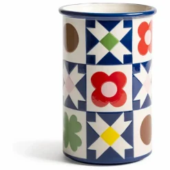 &Klevering Vases, Objets Déco|Vase en grès Courtepointe