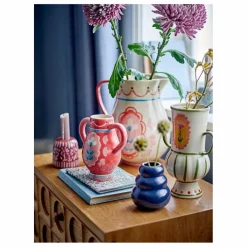 Sale Bloomingville Vase en grès Odina | Rouge