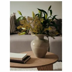 New Broste Copenhagen Vase Florentina | Beige