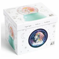 New Djeco Veilleuse Boule à neige Licorne Multicolore