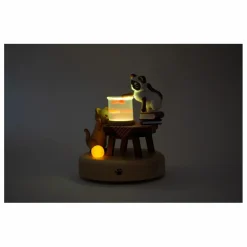 Enfant Wooderful life Veilleuse Chat et Poisson