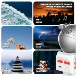 Enfant MOB Mobiles, Veilleuses|Lampes, Veilleuses Enfant|Veilleuse musicale Mini Stellar