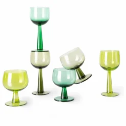 Online HKliving Verre à vin The emeralds - Set de 4 | Vert