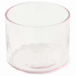 Outlet HKliving Verre bas Tube | Rose transparent