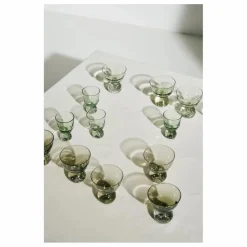 Clearance Serax Verres à pied Eternal snow - Set de 6 | Vert