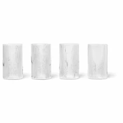 Ferm Living Verres Ripple - Set de 4