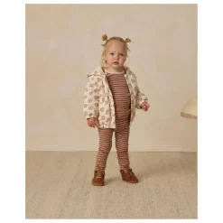 Enfant Quincy Mae Manteaux, Blousons|Manteaux, Blousons, Pilotes|Veste à Capuche Fleurie Gaze de Coton Bio |