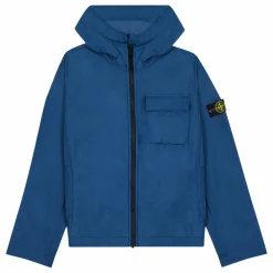Stone Island Veste à Capuche Uni | Bleu Hot