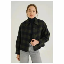 Femme Sacrécoeur Vestes, Blousons|Veste Balma Holly Carreaux Laine |