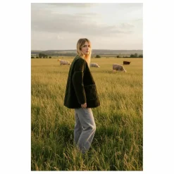 Femme Sacrécoeur Veste Bari Zephir Brodée Velours |