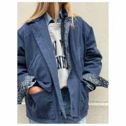 Call it by your name Veste Barn | Bleu marine Sale