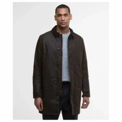 Discount Barbour Veste Cirée Mac | Marron