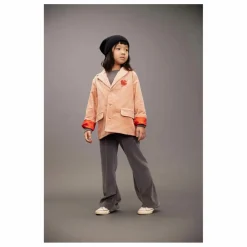 New Mini Rodini Veste Clover Velours Côtelé | Saumon