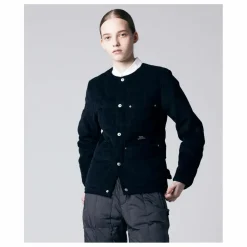 Homme Taion Doudounes, Parkas, Vestes|Veste Col Rond Velours Côtelé |