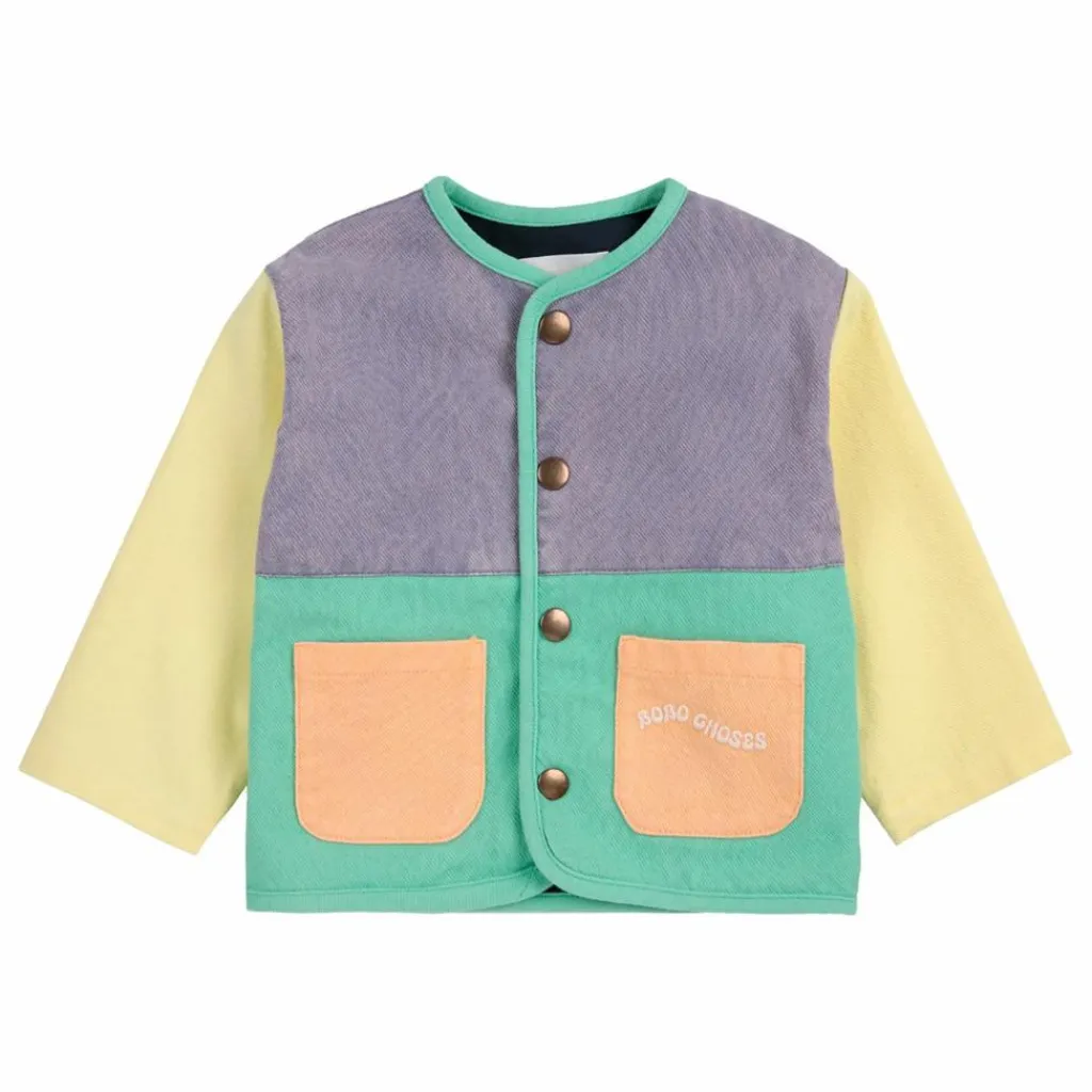 Discount Bobo Choses Veste Colorblock Fibres Recyclées | Lavande