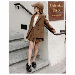 Rylee + Cru Veste Croisée Mini | Tabac Clearance