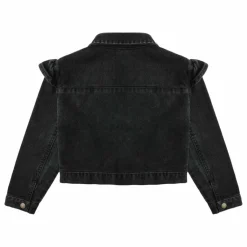 Rylee + Cru Veste Denim | Denim noir Discount