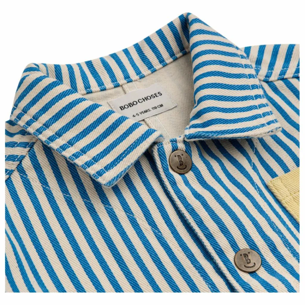 Enfant Bobo Choses Veste Denim Rayée Color Block |