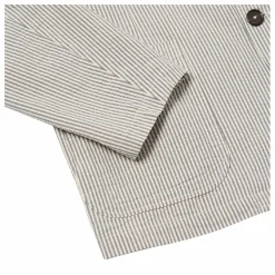 Universal Works Veste Derby Rayures | Gris Discount