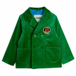 Mini Rodini Veste Diggie Velours Coton Bio | Vert
