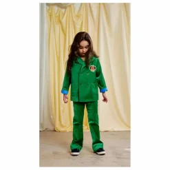 Mini Rodini Veste Diggie Velours Coton Bio | Vert
