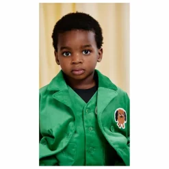 Mini Rodini Veste Diggie Velours Coton Bio | Vert