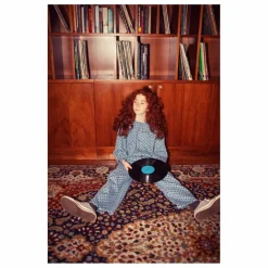 Piupiuchick Veste en Jean Col Claudine Cœurs | Bleu Clair