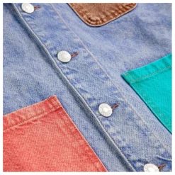 Outlet Bobo Choses Veste en Jean Colorblock Coton Bio | Bleu