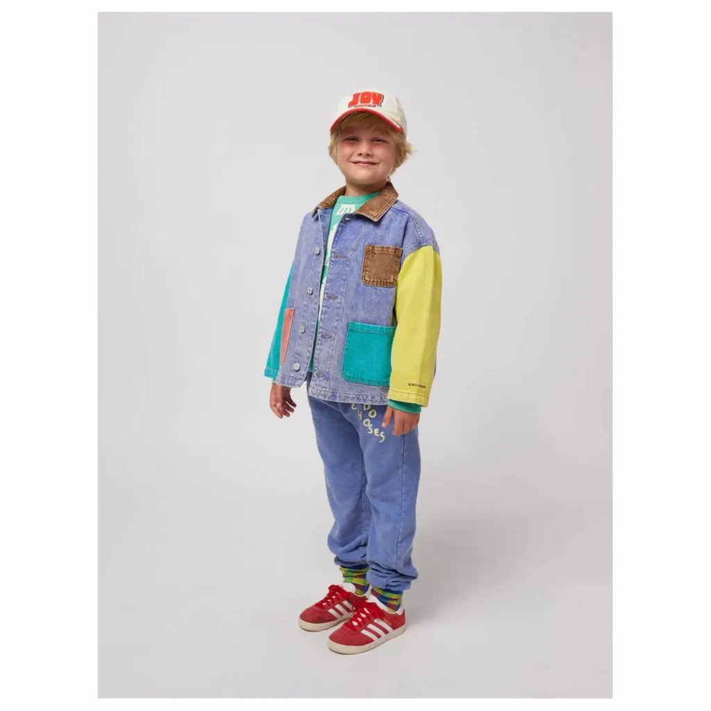 Outlet Bobo Choses Veste en Jean Colorblock Coton Bio | Bleu