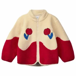 Wynken Veste Façon Sherpa Dancing Dahlia | Rouge Best